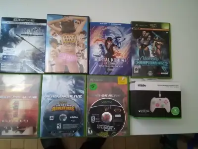 Xbox, Xbox One, Xbox Series games, jeux, manette, blu rays, View more