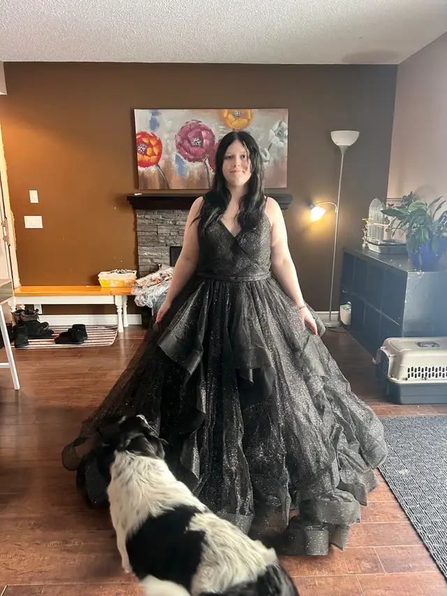 black formal/grad dress in Women's - Dresses & Skirts in Edmonton - Image 3