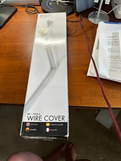 NEW wire cover 60" for wall or floor, View more