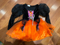 Costume Halloween sorcière enfant -gr 3-4 ans