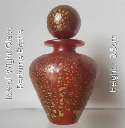 Isle of Wight Glass Perfume Bottle, View more