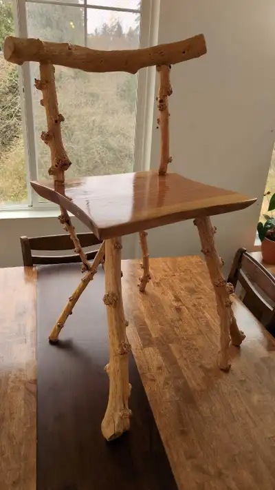 Chair Hazelnut Lims Red Fur, View more