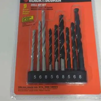 Black & Decker 9 Piece Drill Bit Set in Other in St. Albert - Image 4