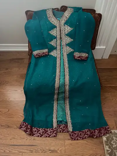 Pakistani/Indian 3 piece party wear, View more
