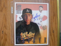 FS: 1998 Donruss Studio Portrait "Ben Grieve" (A's) Autographed