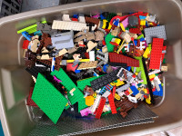 Authentic Lego only - FULL Rubbermaid Tote - lots of sets!
