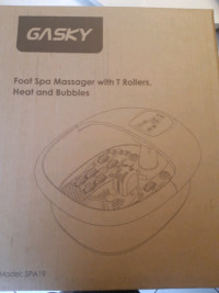 Foot Spa Massager with T Rollers