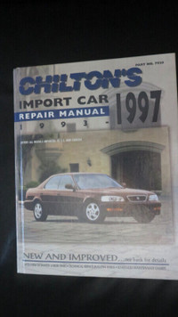 Shop manuels Chilton Import 1997, Mitchell Domestic Trucks 1989