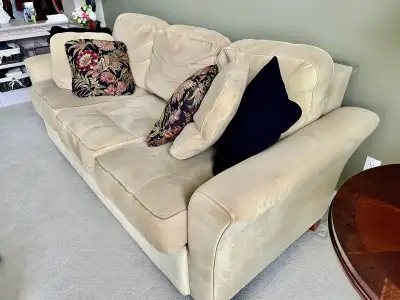 Suede sofa- La-Z -Boy, View more