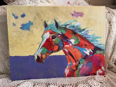 Art- Colourful Canvas Print, 18x24x2 (Refuduced)), View more