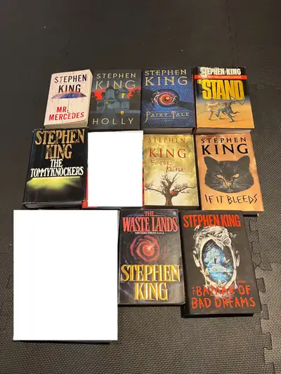 Stephen King books (mix of soft and hardcover), View more