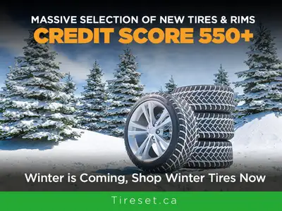 Winter is Coming! We have a massive selection of new name brand winter tires plus financing for all...