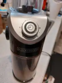 Black & Decker coffee grinder 