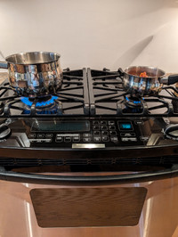KitchenAid Slide-In Gas Range with Convection