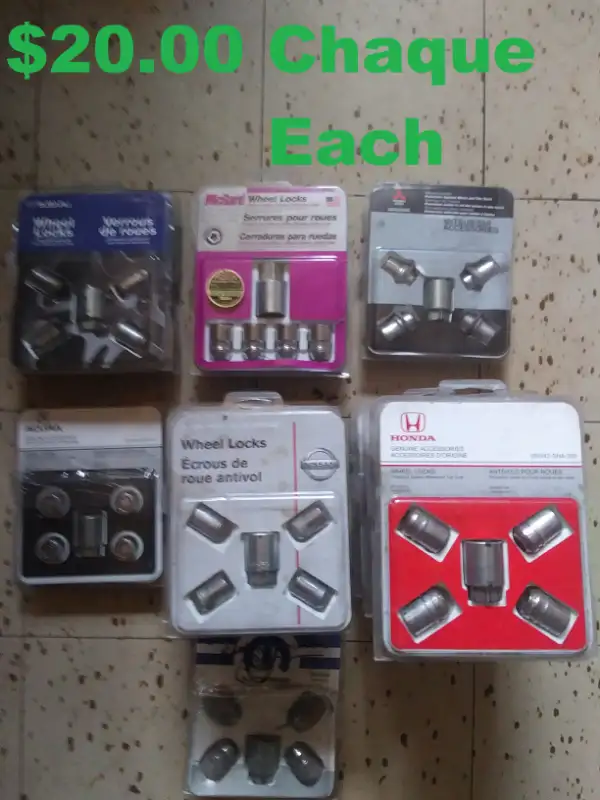 Antivols Pour Roues----Wheel Locks in Other Parts & Accessories in City of Montréal - Image 2