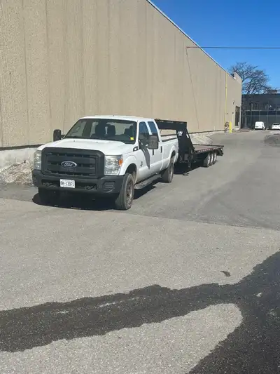 I am selling a 2011 Ford F350 pickup truck, complete with a 26-foot trailer. They both certified. On...