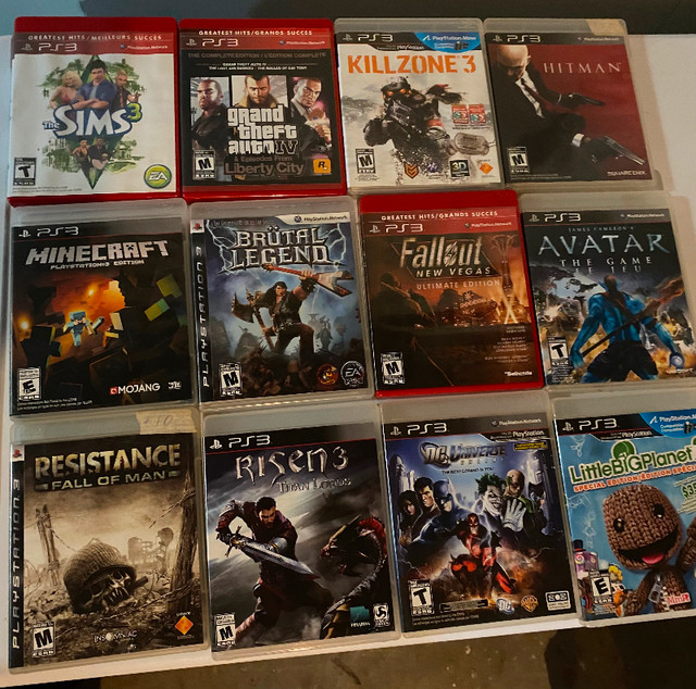 Ps3 games in Sony Playstation 3 in Cape Breton