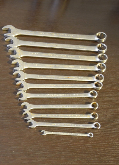 Full combination wrench set (metric), View more
