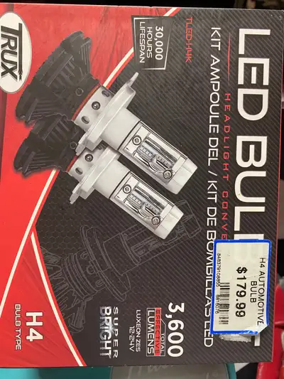 9004 LED HEADLIGHT BULB KIT (HIGH & LOW BEAM) brand new in box If ad up item is available FEATURES:...