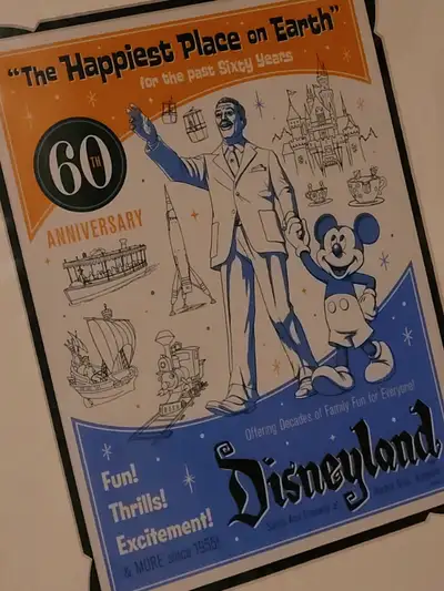 Disneyland 60th anniversary lithographs, View more