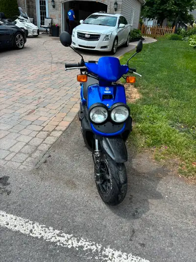 Yamaha bws 50cc parfaite condition tres bon setup vario malossi et clutch avec spring blanc Roule 70...