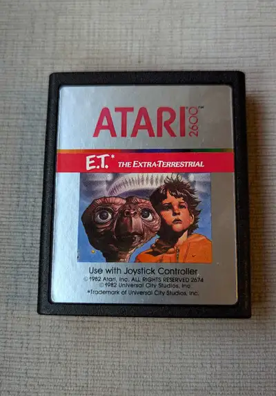 Atari 2600 E.T. The Extra-Terrestrial Cartridge