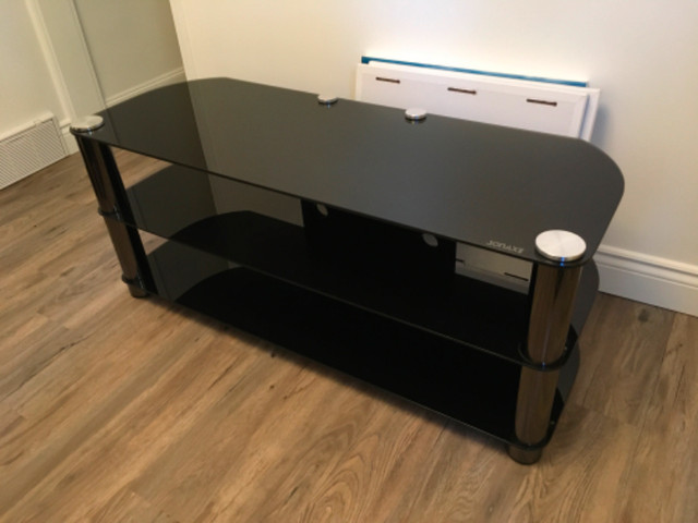 TV/Gaming Console Stand - Midnight Black in TV Tables & Entertainment Units in Edmonton