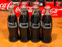 Coca Cola Bottle Walt Disney World 25th Anniversary 1+2+3+4 SET