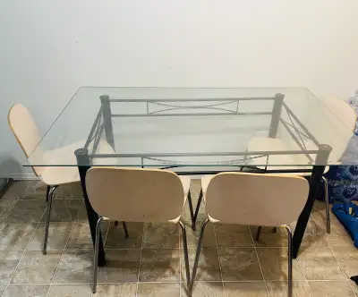 dining table with 5 chairs, View more