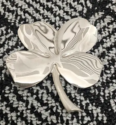 Vintage 1984 Four Leaf Clover Paperweight, View more