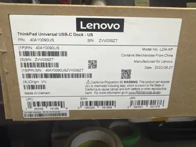 Lenovo ThinkPad USB-C Dock Brand New Sealed box not opened, View more