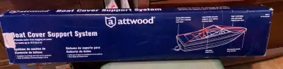 Attwood boat cover support system