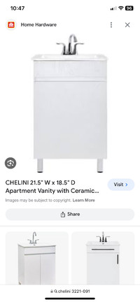 Chelini 21” Vanity New In Box