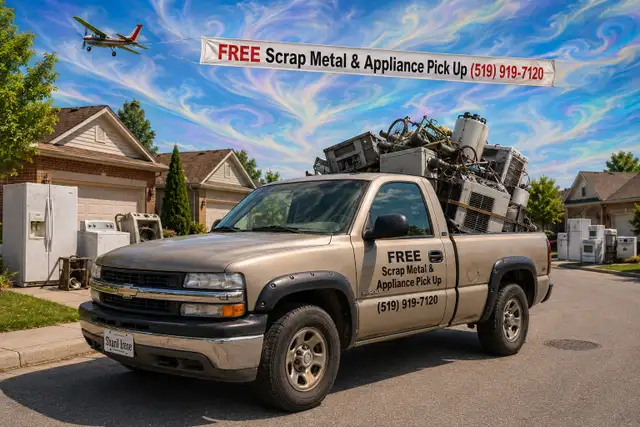 FREE APPLIANCE & SCRAP METAL PICK UP @ (519) 919-7120
