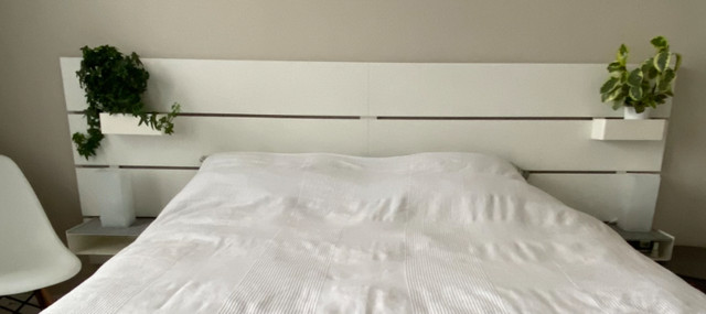Tête de lit IKEA - NORDLI - Blanc dans Lits et matelas  à Lévis