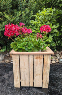 Wood Flower Planter, Box, Pot holder.