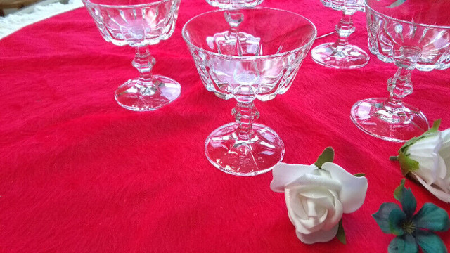 5 Crystal Sherbet glasses in Kitchen & Dining Wares in Mississauga / Peel Region