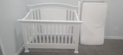 Baby crib and mattres in good condition. Rarely used, View more