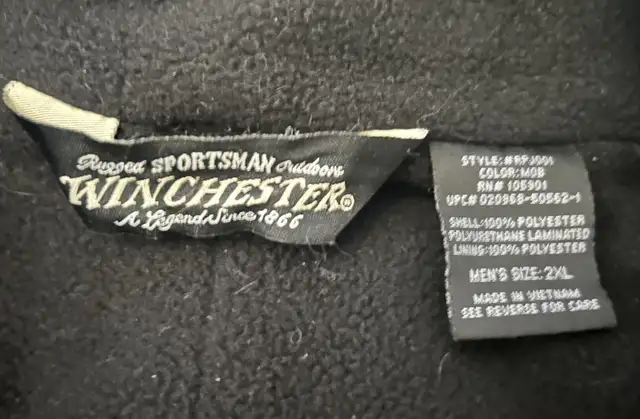 WINDCHESTER Fall Camouflage Jacket No Hood Size 2XL Bowmanville  in Men's in Oshawa / Durham Region - Image 4