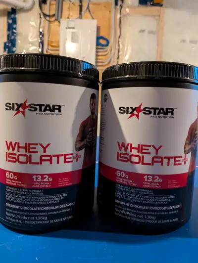 Almost 6Lbs Six Star protein isolate., View more