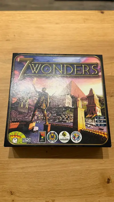 7 Wonders Board Game Complete Excellent Condition, View more
