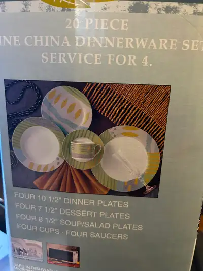 Dish Set for 4 - 20 pieces, View more