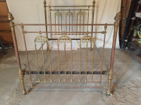 Antique  Brass European Bed Frame