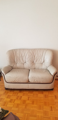 Love seat leather