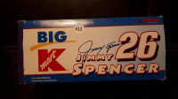 Action Racing 1:24 scale stock car #26 Jimmy Spencer K-Mart car