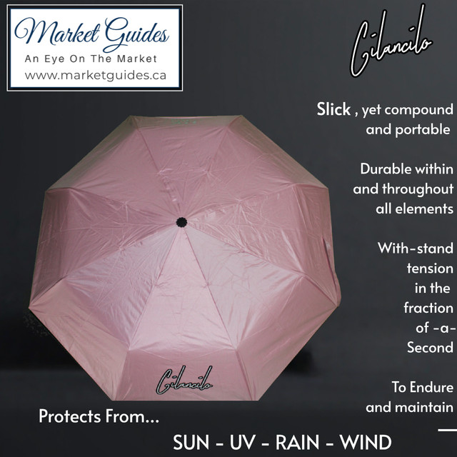 Sun Block Umbrella - 37" - Cilancilo ~ For Sun, Rain, WinD in Golf in Edmonton - Image 3