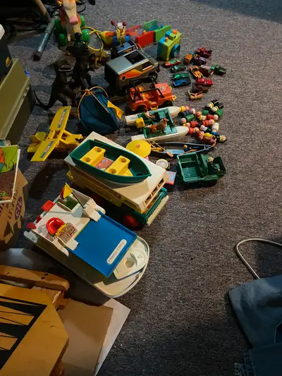 Box Of Vintage Mixed Toys From 70’s Excellent Condition, View more