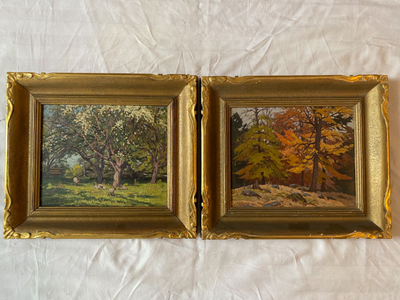 PAIR OF OIL PAINTINGS BY H.S. PALMER, RCA, OSA, View more