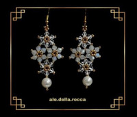 Floridia in White Earrings - Boucles d’oreilles 