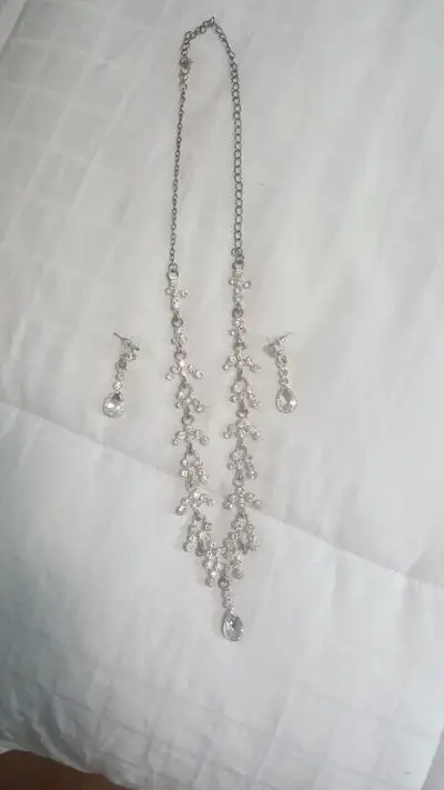 Necklace and Earrings, View more